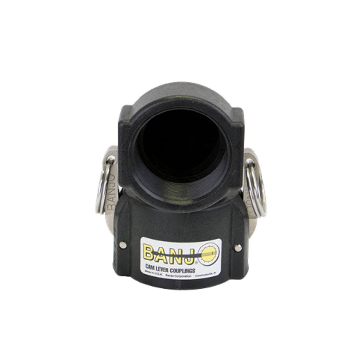 Banjo 90 Degree Poly Cam Lever Elbow 2" Female Coupler X 2" FNPT - 200D90