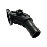 Banjo 90 Deg Manifold Sweep w/ Gauge Port 1" FP Flange X 1" Barb - M100BRBSWPG90