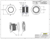 Banjo Poly Bulkhead Tank Fitting With EPDM Gasket 2" - TF200