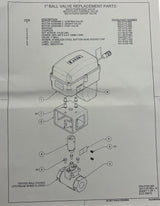 Raven Control Valve Kit With Pipe Adaptors NH3 Standard Motor 1 In - 117-0171-706