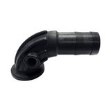 Banjo 90 Degree Manifold Sweep w/ Gauge Port 1" Flange X 1-1/4" M100125BRBSWPG90