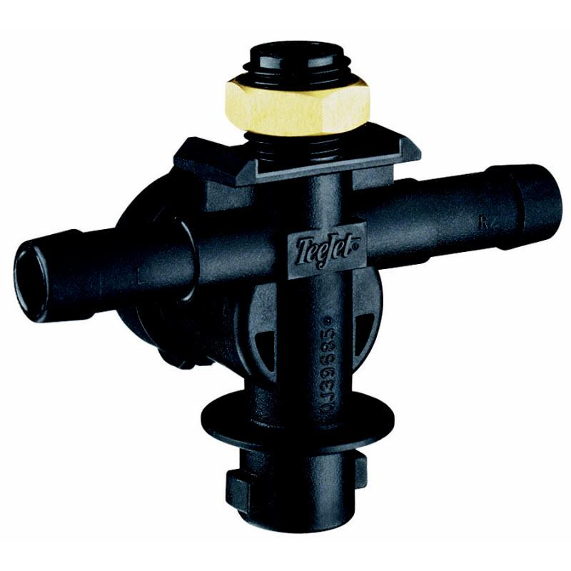 Teejet Double Hose Barb Nozzle Body 1/2" - QJ39685-2-500-NYB