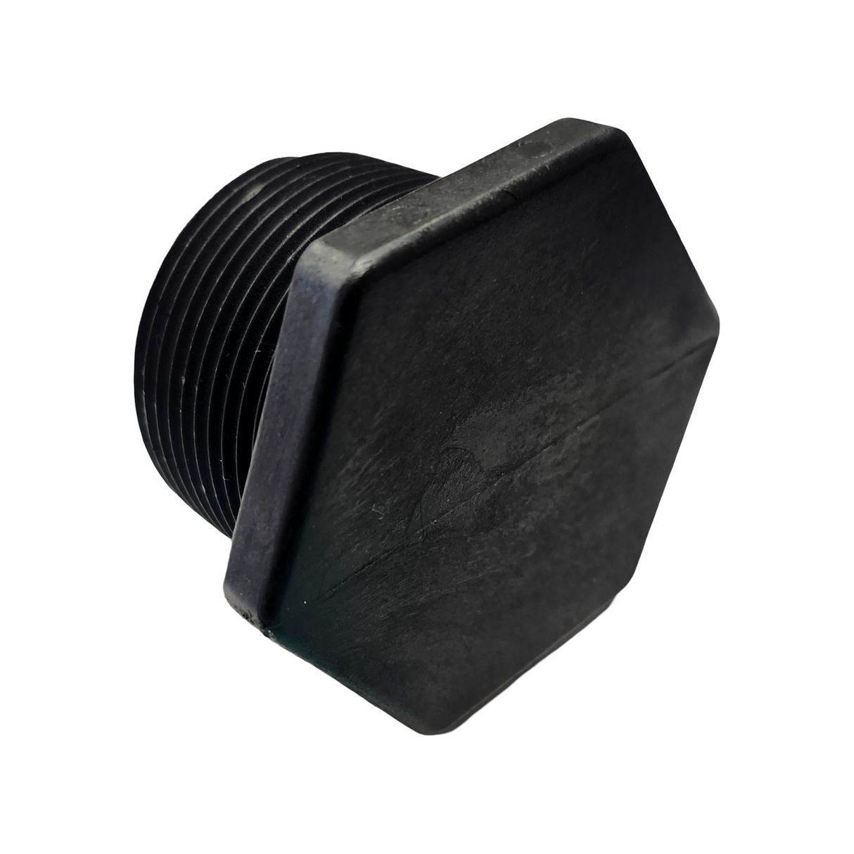 Banjo Reinforced Black Poly Pipe Plug 1-1/4" MPT - PLUG125