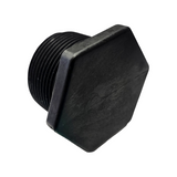 Banjo Reinforced Black Poly Pipe Plug 1-1/4" MPT - PLUG125
