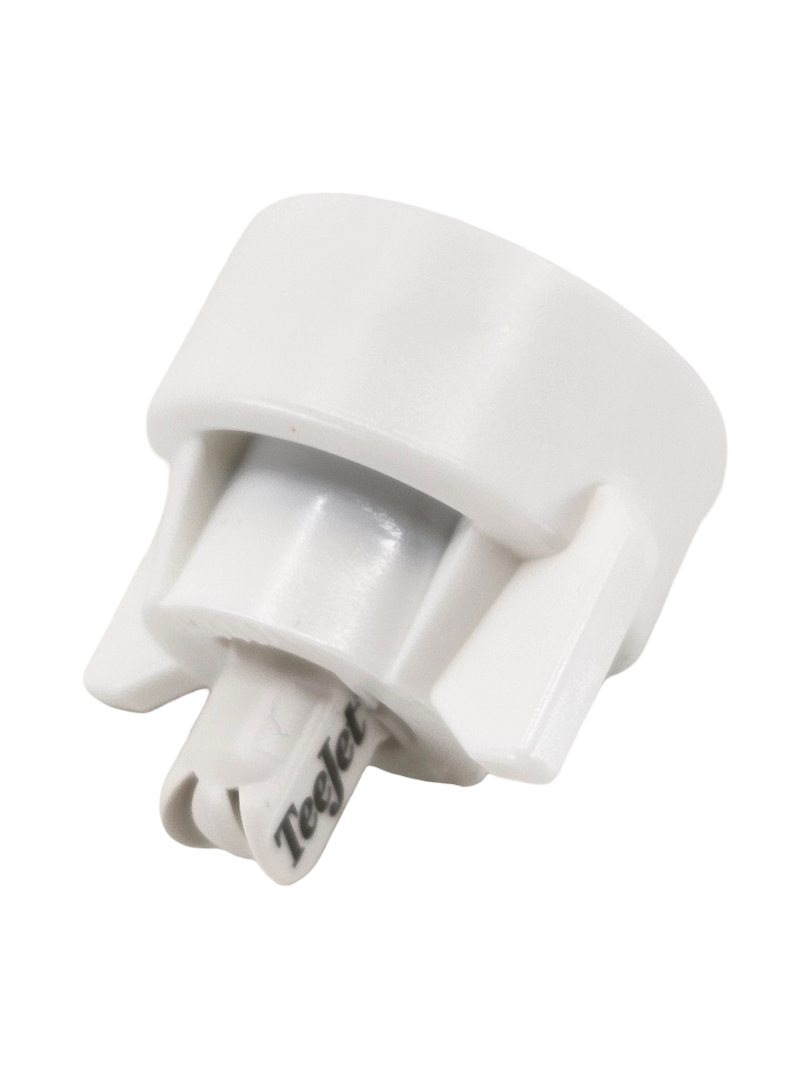 TeeJet AccuPulse TwinJet PWM Spray Tip w/ Cap & Gasket, White - APTJ-11008VP-CE