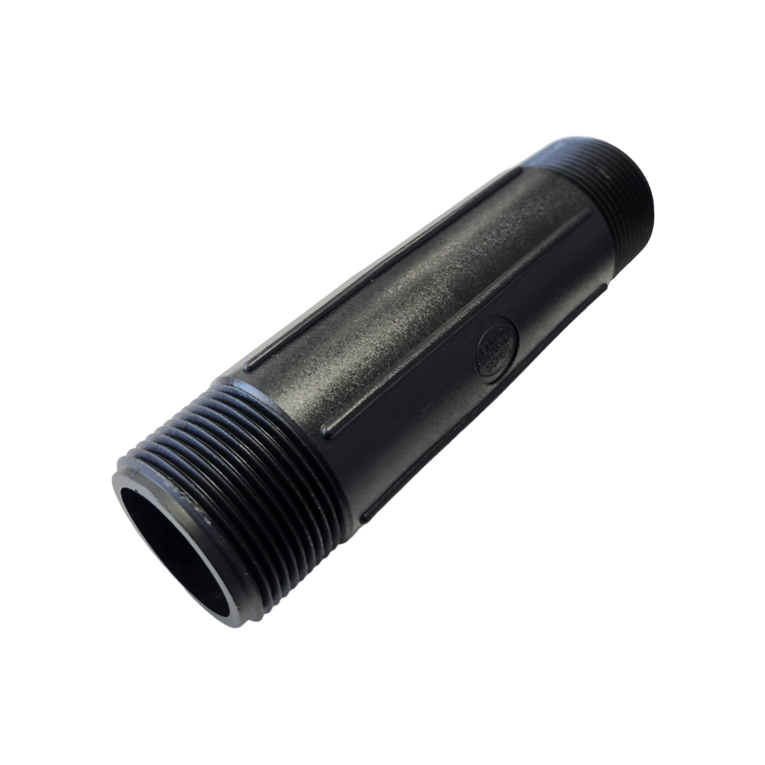 Banjo 6 Inch Poly Nipple Pipe Fitting 1-1/4