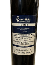 Northfield 15in Topwind Round Trailer Jack, 2000 LB Capacity - RD200-TWL-TMR-PZ