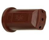 TeeJet StreamJet Solid Stream Fertilizer Spray Nozzles, 3 Hole, Brown - SJ3-05-VP