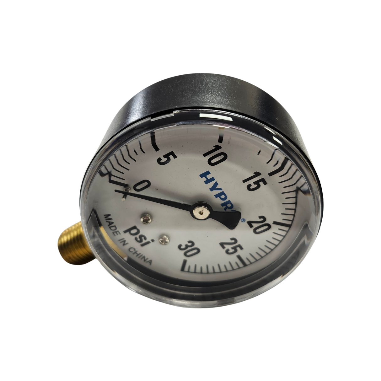 Hypro 30 PSI Dry Pressure Gauge 2-1/2" Diameter, 1/4" LM Stem - SG30