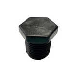 Banjo Reinforced Black Poly Pipe Plug 1/2" MPT - PLUG050