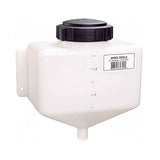 Ace Roto-Mold Rectangle Blow Molded Cone Bottom White Tank 2.5 Gallon - SPBM2.5-RT