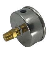 Hypro Glycerin Filled Pressure Gauge 2 1/2" Face 1/4" CBM Stem, 0-300 PSI - WGG300C