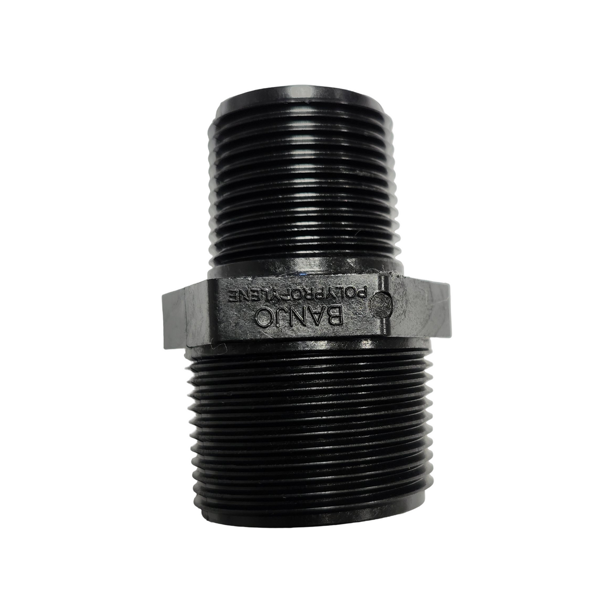 Banjo Poly Reducer Nipple Pipe Fitting 1-1/4" MNPT X 1" MNPT - RN125-100