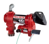 Fill Rite 15 GPM 12 Volt DC Cast Iron 1 Inch Fuel Transfer Pump, 1/4 HP (Pump Only Model) - FR1204H