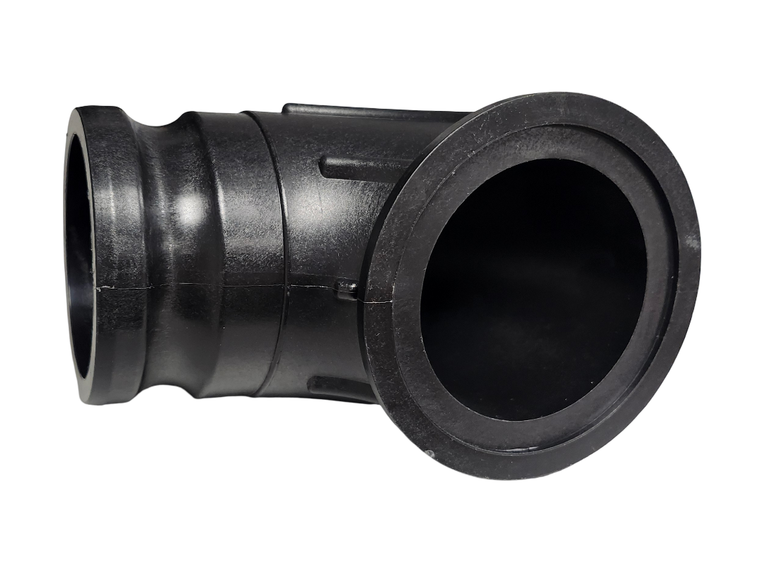 Banjo 3 Inch Full Port 90 Degree Manifold Sweep with Male Cam Lock - M300ASWP90