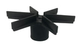 Ace Pumps Polypropylene Impeller With Keyway For GE-75 Series Pumps - GE-26-75
