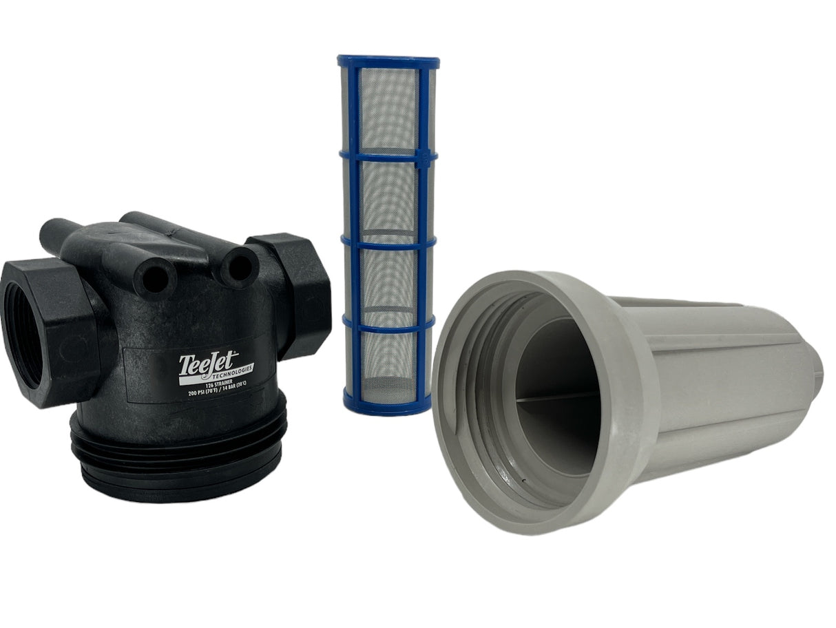 TeeJet Flush-Out Line Strainer, 50 Mesh Screen 1-1/2" FPT - AA126ML-6-50