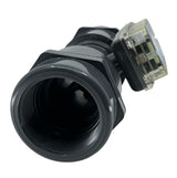 FLOMEC Turbine Flow Meter 2 Inch NPT PVC, 20-200 GPM (76-760 LPM) - TM20NQ9GMB