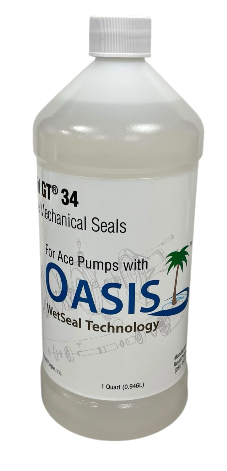 Ace Pumps Barrier Fluid Assembly Quart - 55032