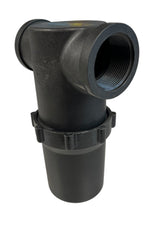 TerreMax Smart Series Black Poly In Line T Strainer 1-1/2" FNPT - LST15050