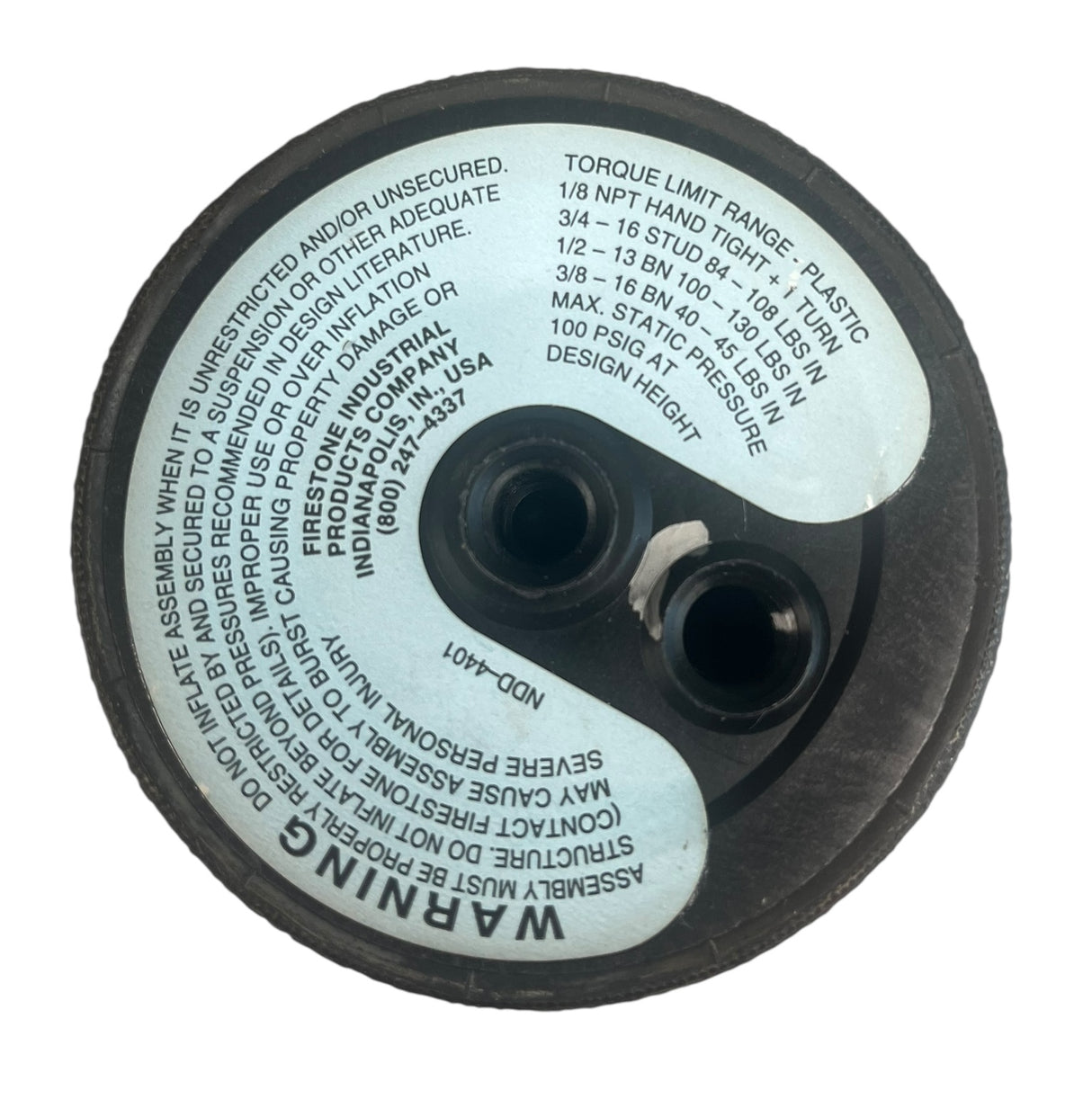 Firestone Heavy Duty Airide Air Spring Assembly NBD-3727 7083 - Agco 508271D1