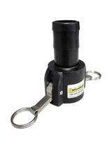 Banjo 1" Female Camlock Coupler x 1-1/4" Hose Barb, Polypropylene - 125C