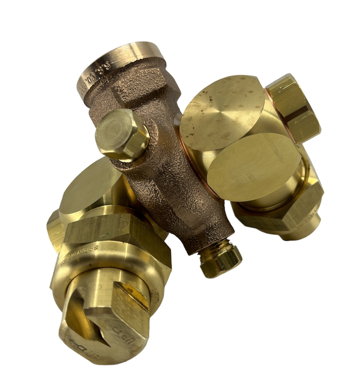 TeeJet Double Swivel Spray Nozzle With Off-Center Spray Tips - 4418-3/4-2TOC10