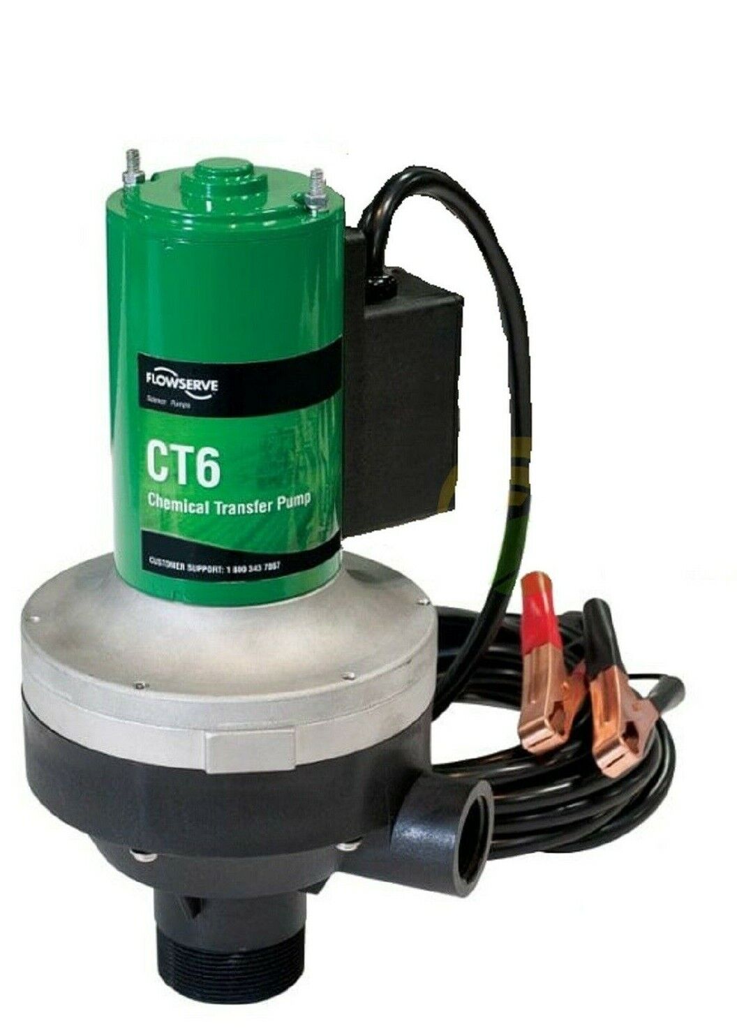 Flowserve 12 Volt CT6 Viton Chemical Pump and Bracket - CT6-1V5BA-001