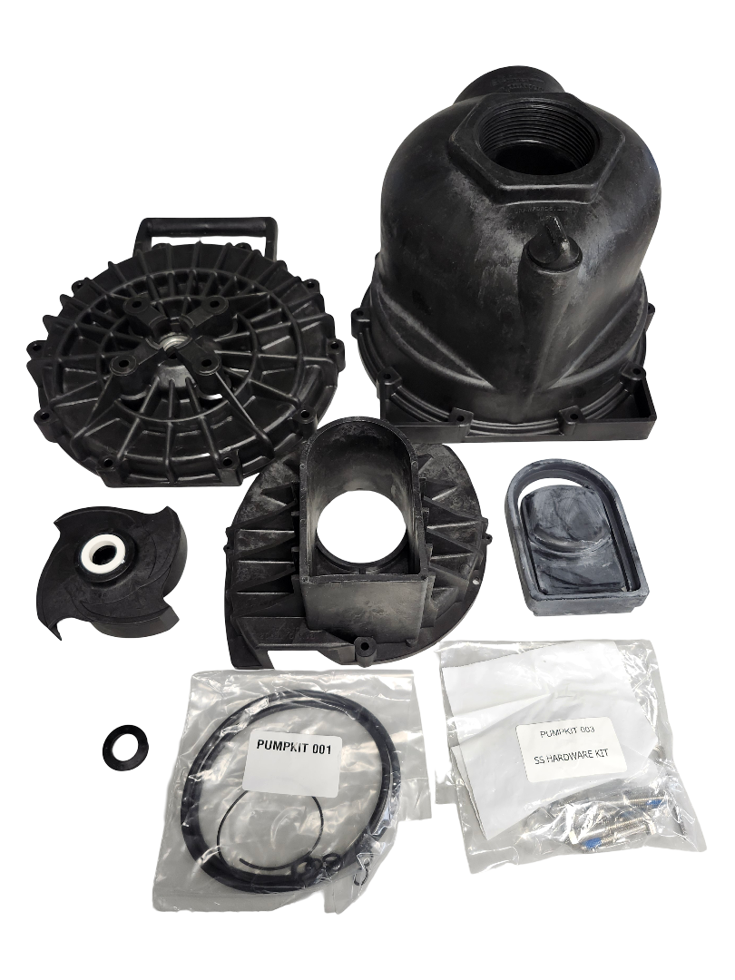 Bajo 3 inch Polly Pump with 4 Vane Impeller - 3/4" Shaft - 300PO